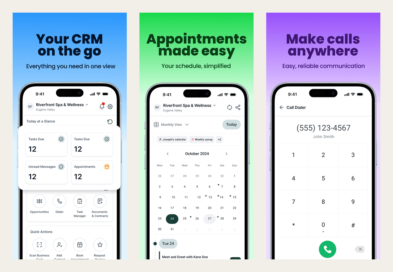 The Roofers Lab app home screen with the bottom navigation menu